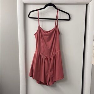 Women's Pink Romper Athleisure